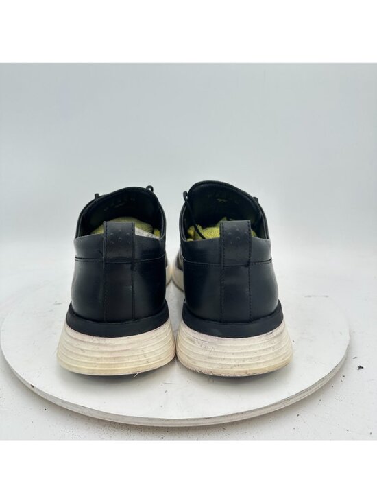 Wolf & Shepherd WSXSN Men Size 9M Black Leather White Sole Lace Up Shoes